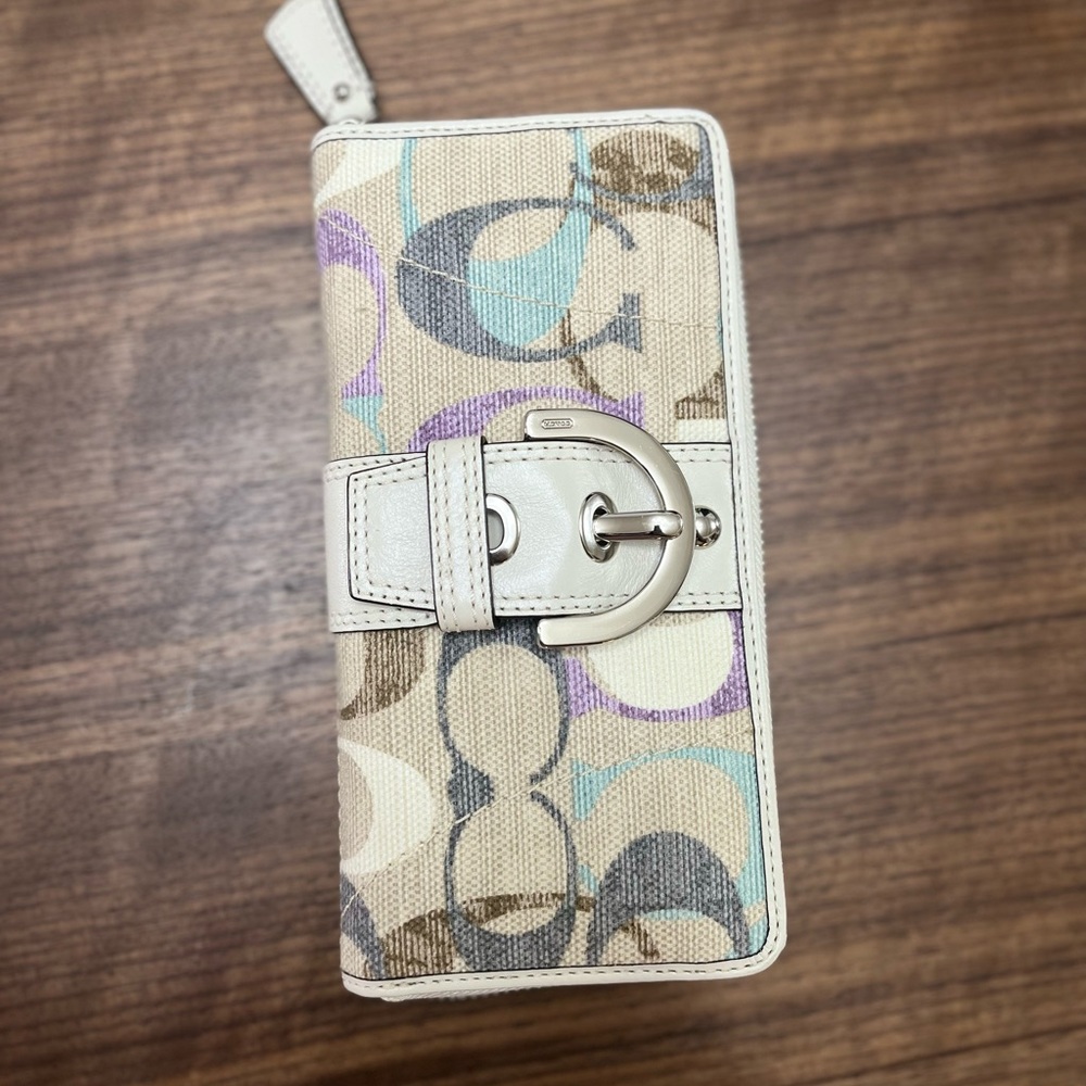 Coach long wallet Multicolor